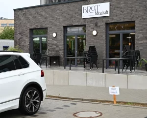 Parkplatzmöglichkeiten vor der BrotBotschaft in Bretten